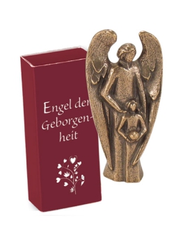 Bronze-Engel -Engel der Geborgenheit-