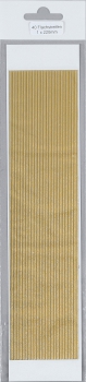 Flachstreifen 1 mm, Gold oder Silber