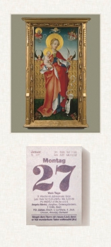 Liturgischer Kalender "Madonna mit dem Veilchen"