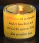 Preview: Glas-Windlicht "Christus ist.....", Nr. 9008