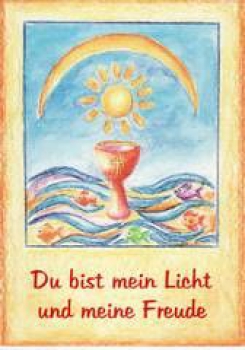 Kommunionkarte: Du bist mein Licht ... VE 5