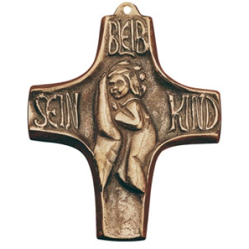Bronze-Kreuz, Bleib sein Kind, Nr. 142056