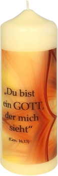 Spruchkerze 170x60 mm, Jahreslosung 2023