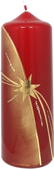 Weihnachtskerze 170/60 mm, "Wachsstern"