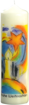 Weihnachtskerze 220/60 mm, Dek. 488
