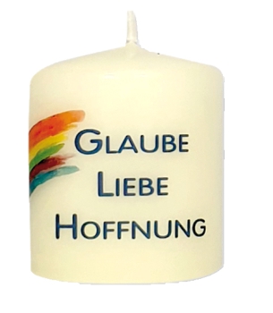 Hoffnungskerze 60/50 mm, "Hoffnung"