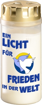 Friedenskerze/Öllicht 150x60 mm