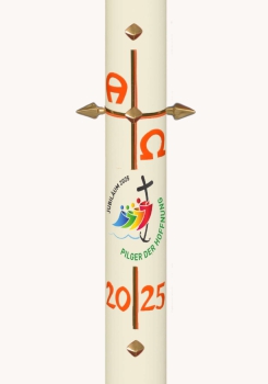 Schwarz Kirchenbedarf und Kirchenfachhandel - Heiliges Jahr 2025 Kerze