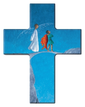 Holzkreuz Schutzengel 810177