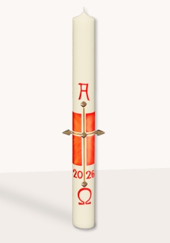 Osterkerze 3540 goldener Sonnenaufgang