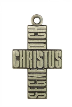 Halskreuz: Christus segne Dich - 36 mm