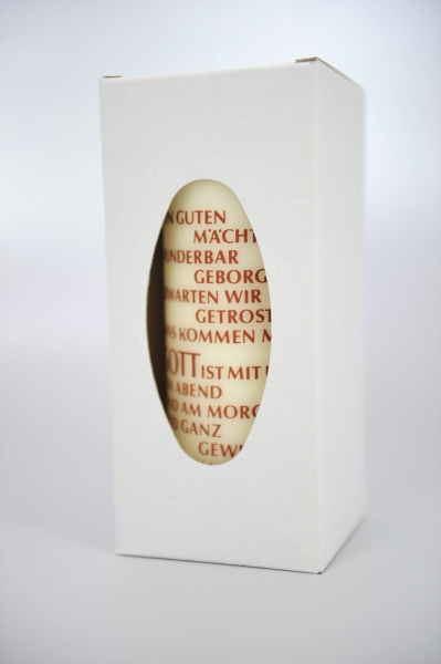 Geschenkkarton für Spruchkerzen ca. 165/60