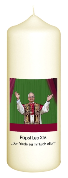 Papstkerze "Leo XIV.", 170/60 mm