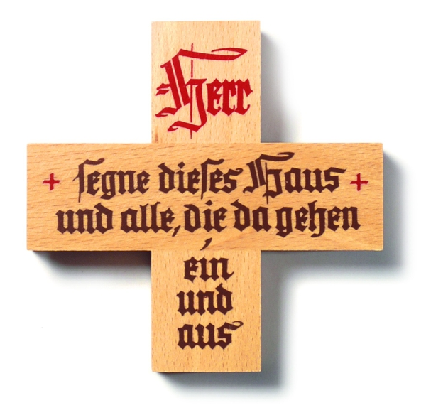 Holzkreuz Haussegen