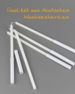 Stabkerze 270/08 mm, weiß, VE 116
