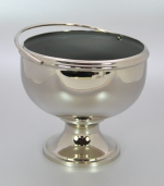 Weihwasser-Tragekessel in Messing vernickelt